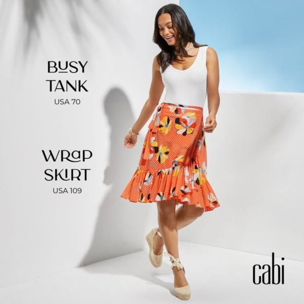 NWT | CAbi 6199 Wrap Skirt